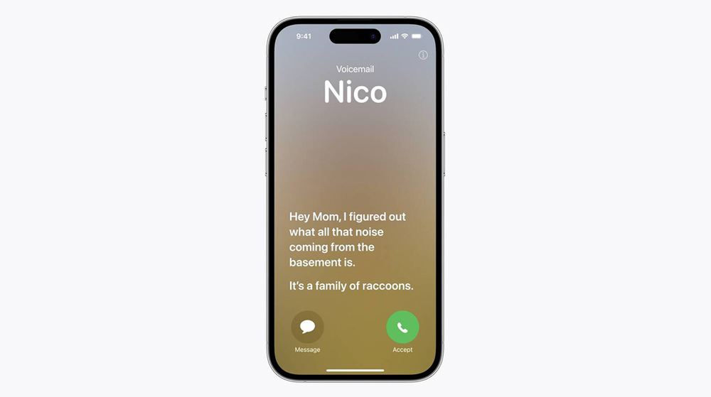 Chính thức ra mắt iOS 17 Tính năng Live Voicemail