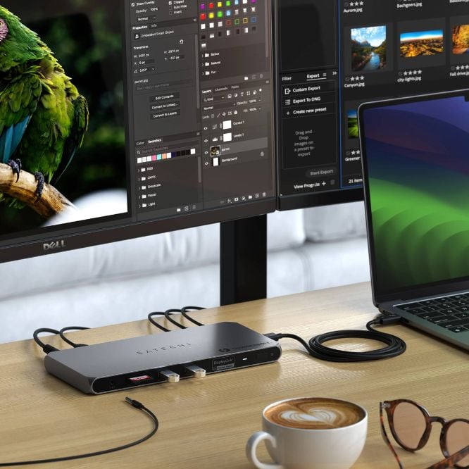 Trạm kết nối Thunderbolt 4 với DisplayLink