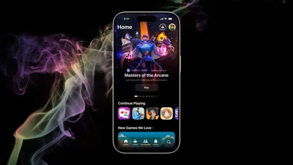 Trung tâm trò chơi trên bản cập nhật iOS 26 mới