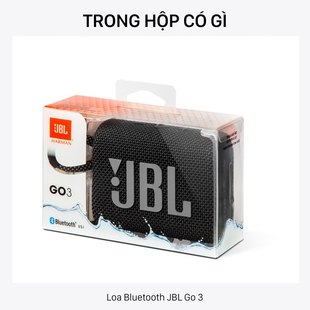 Trong hộp Loa Bluetooth JBL Go 3 có gì