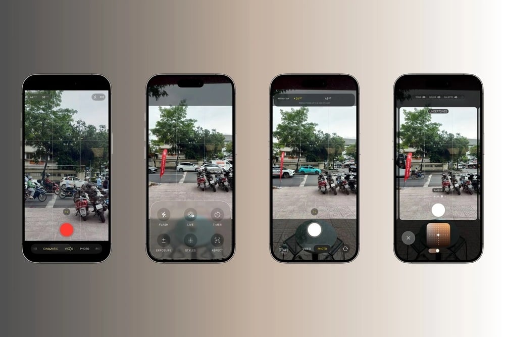 Ứng dụng chụp ảnh trên iOS 26