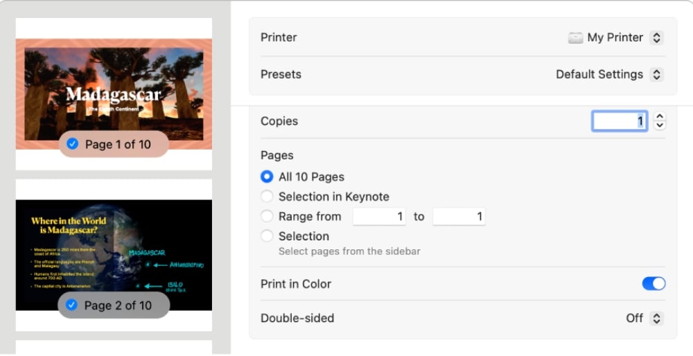 Cài đặt khổ giấy in mặc định trên macOS