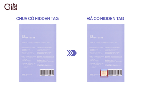Thông Báo Cập Nhật Hidden Tag Trên Toàn Bộ Bao Bì Sản Phẩm Thuộc Thương Hiệu Gilaa