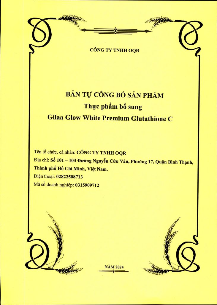 Thực Phẩm Bổ Sung Gilaa Glow White Premium Glutathione C