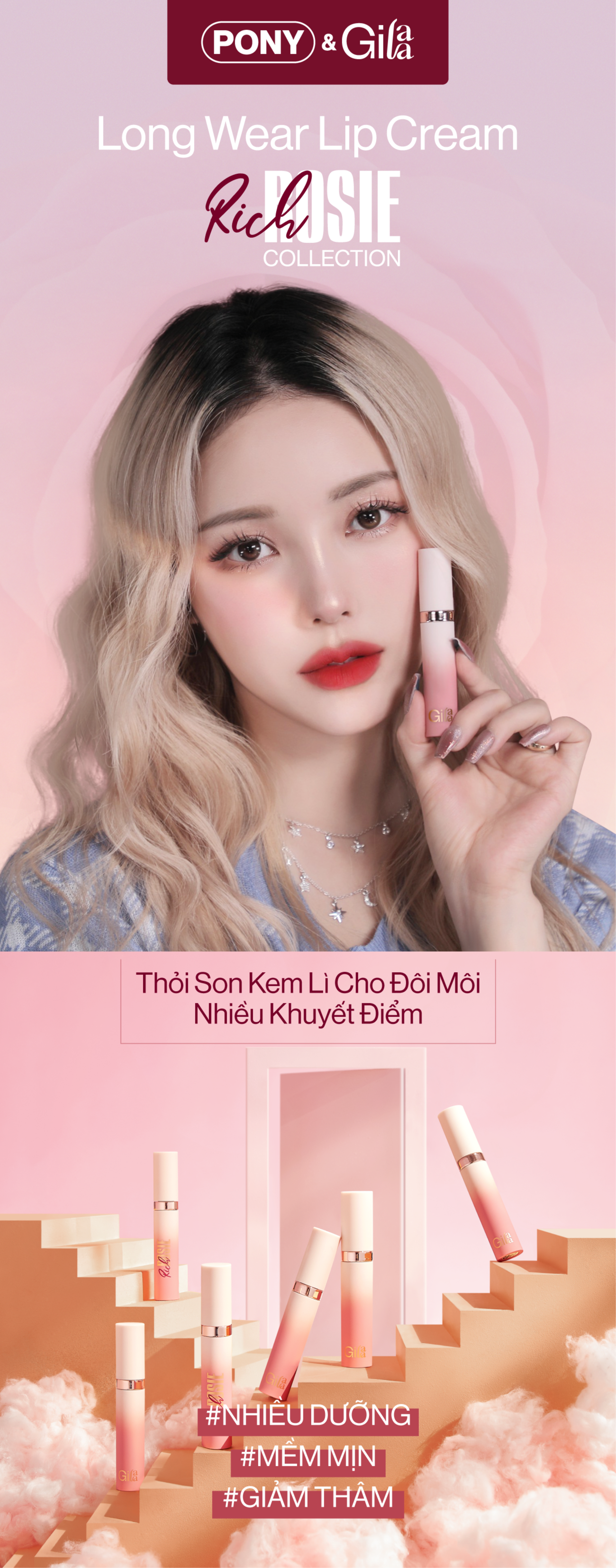 son-kem-li-gilaa-long-wear-lip-cream-rich-rosie-collection