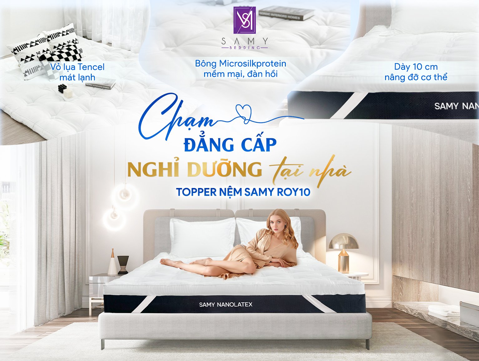 CHẠM ĐẲNG CẤP - NGHỈ DƯỠNG TẠI NHÀ VỚI SAMY ROY10