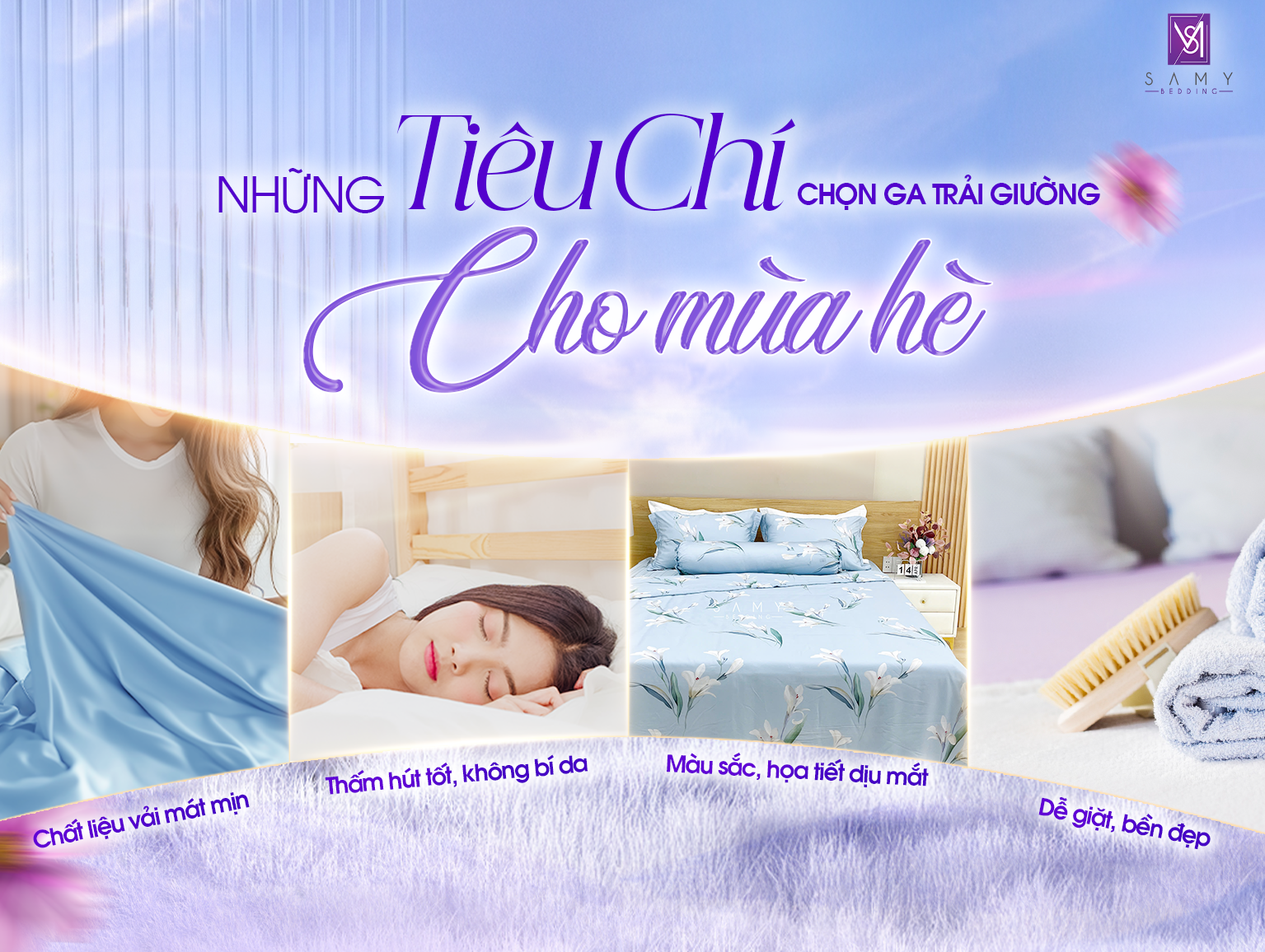 4 TIÊU CHÍ CHỌN CHĂN DRAP CHO MÙA HÈ – NGỦ NGON, KHÔNG LO BÍ BÁCH