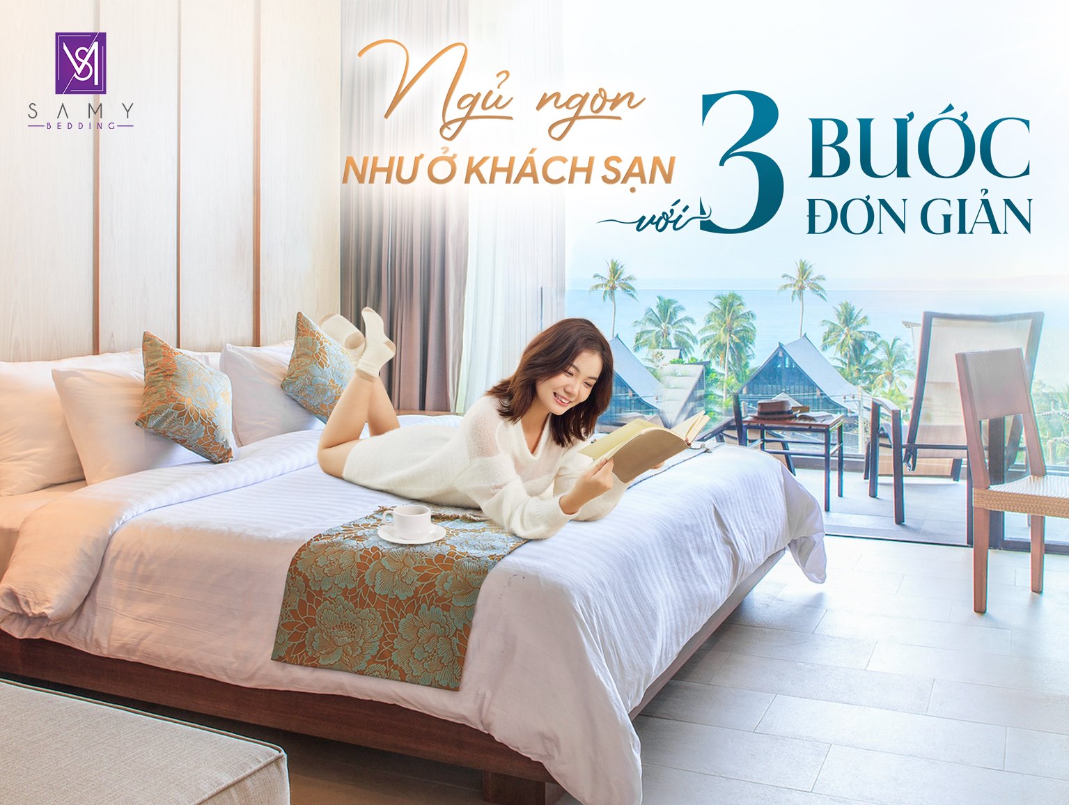 3 BƯỚC ĐƠN GIẢN ĐỂ BIẾN GIƯỜNG NGỦ NHƯ KHÁCH SẠN 5 SAO!