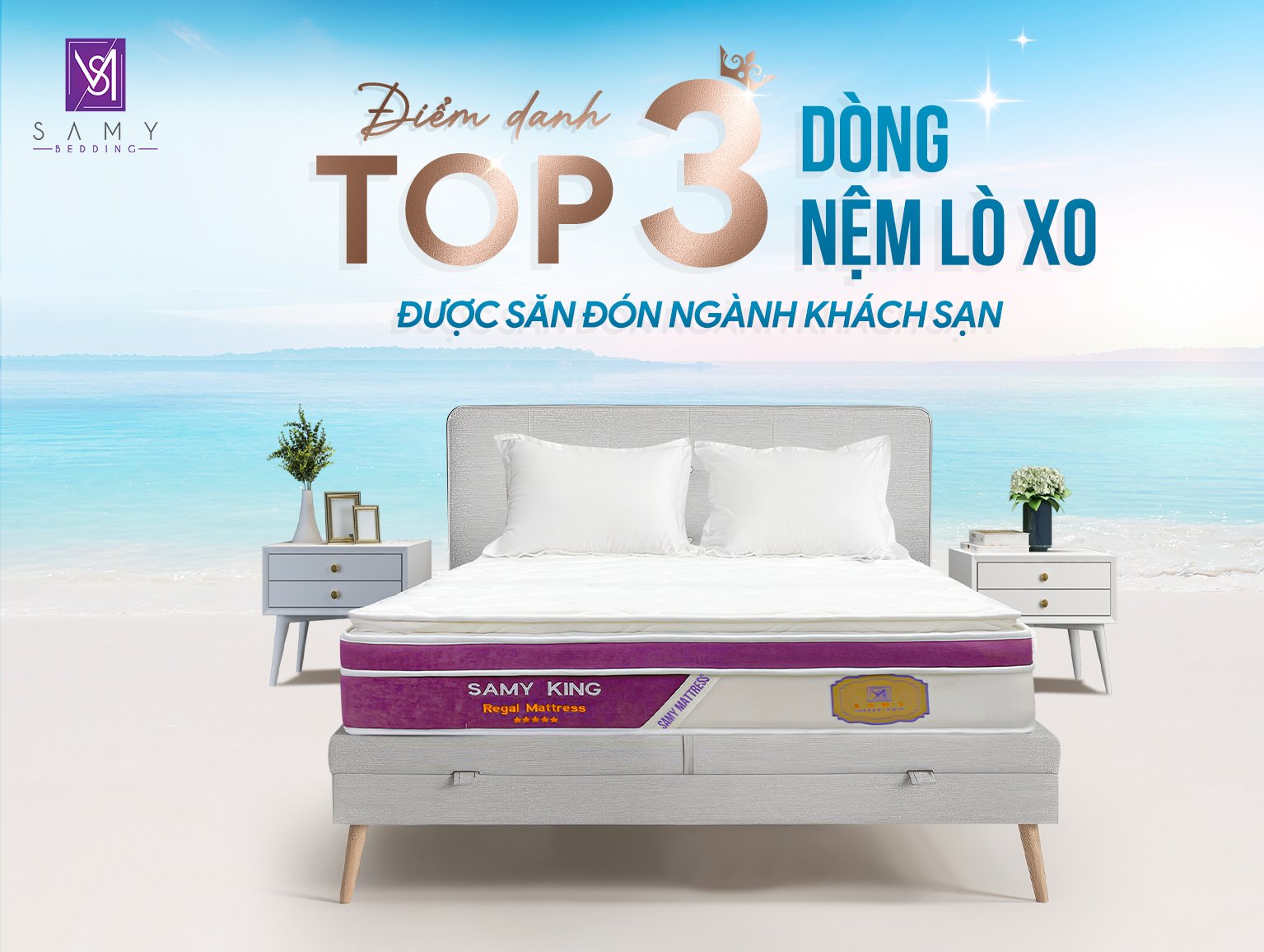 ĐIỂM DANH TOP 3 DÒNG NỆM LÒ XO ĐƯỢC SĂN ĐÓN NGÀNH KHÁCH SẠN!