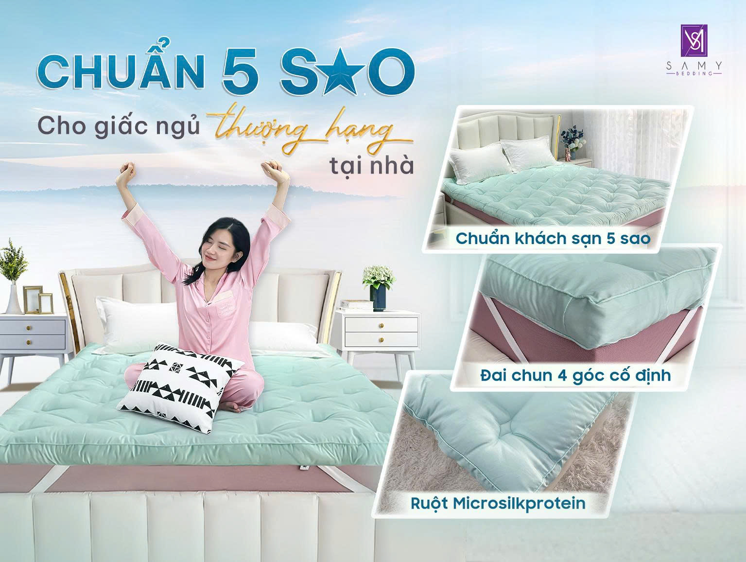 TOPPER ROYAL 10 - CHUẨN 5 SAO CHO GIẤC NGỦ THƯỢNG HẠNG TẠI NHÀ