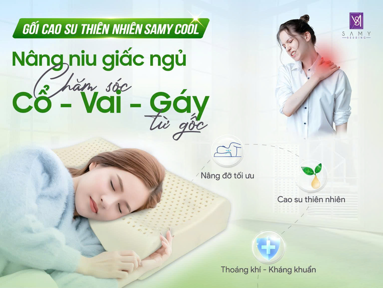 NÂNG NIU GIẤC NGỦ - CHĂM SÓC CỔ VAI GÁY TỪ GỐC