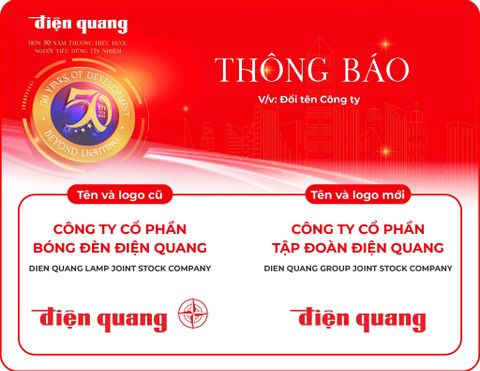 DIEN QUANG CHANGES BRAND IDENTITY - 50 YEARS CELEBRATION