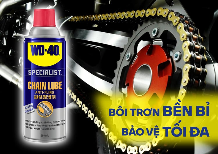 Dưỡng sên WD-40 Chain Lube