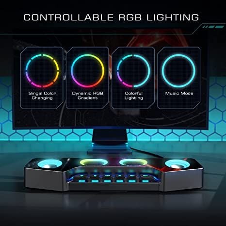 Loa Gamming tích hợp đèn đổi màu RGB Fifine A16