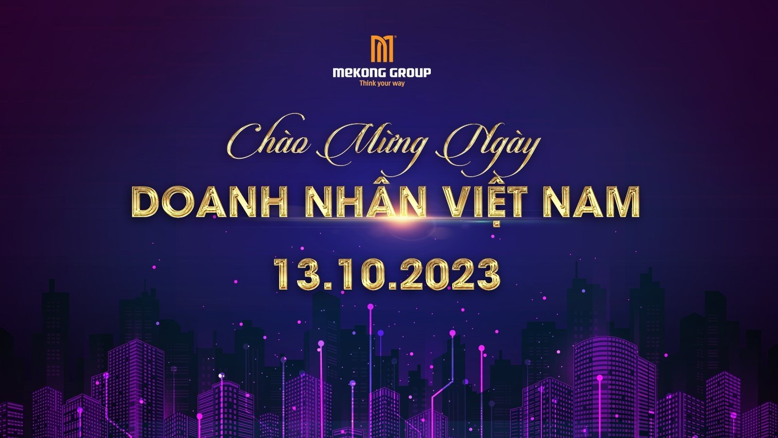 Mekong Group (MCK: VC3) chào mừng kỷ niệm ngày Doanh nhân Việt Nam 13/10/2023