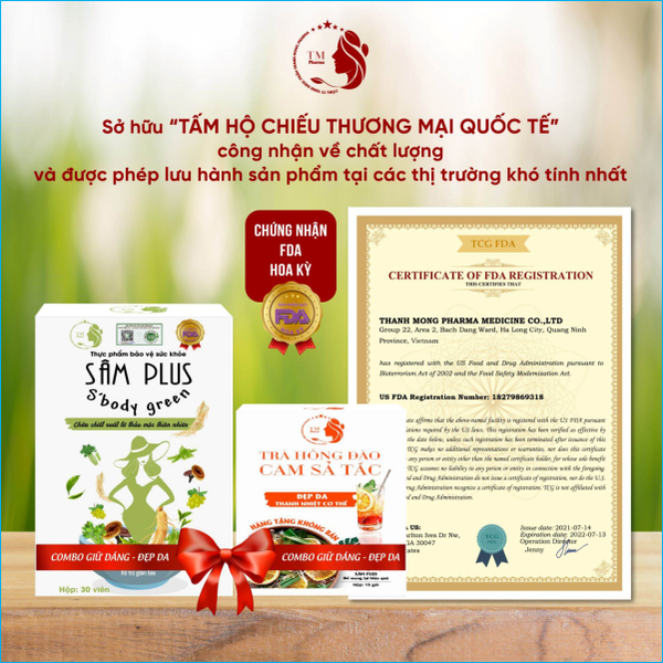 sâm plus cùng trà hồng đào cam sả tắc