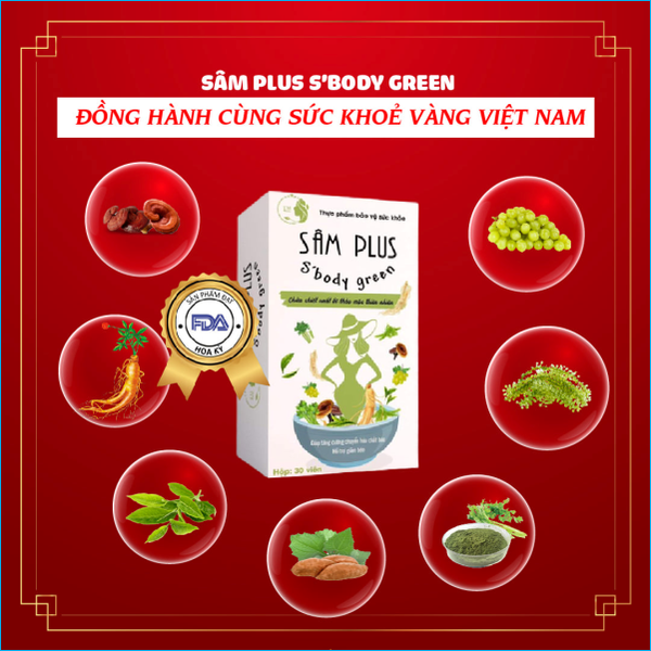 sâm plus cùng trà hồng đào cam sả tắc