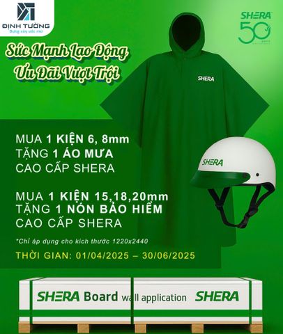 ĐẶT SHERABOARD LIỀN TAY - RINH NGAY ÁO MƯA/NÓN BẢO HIỂM