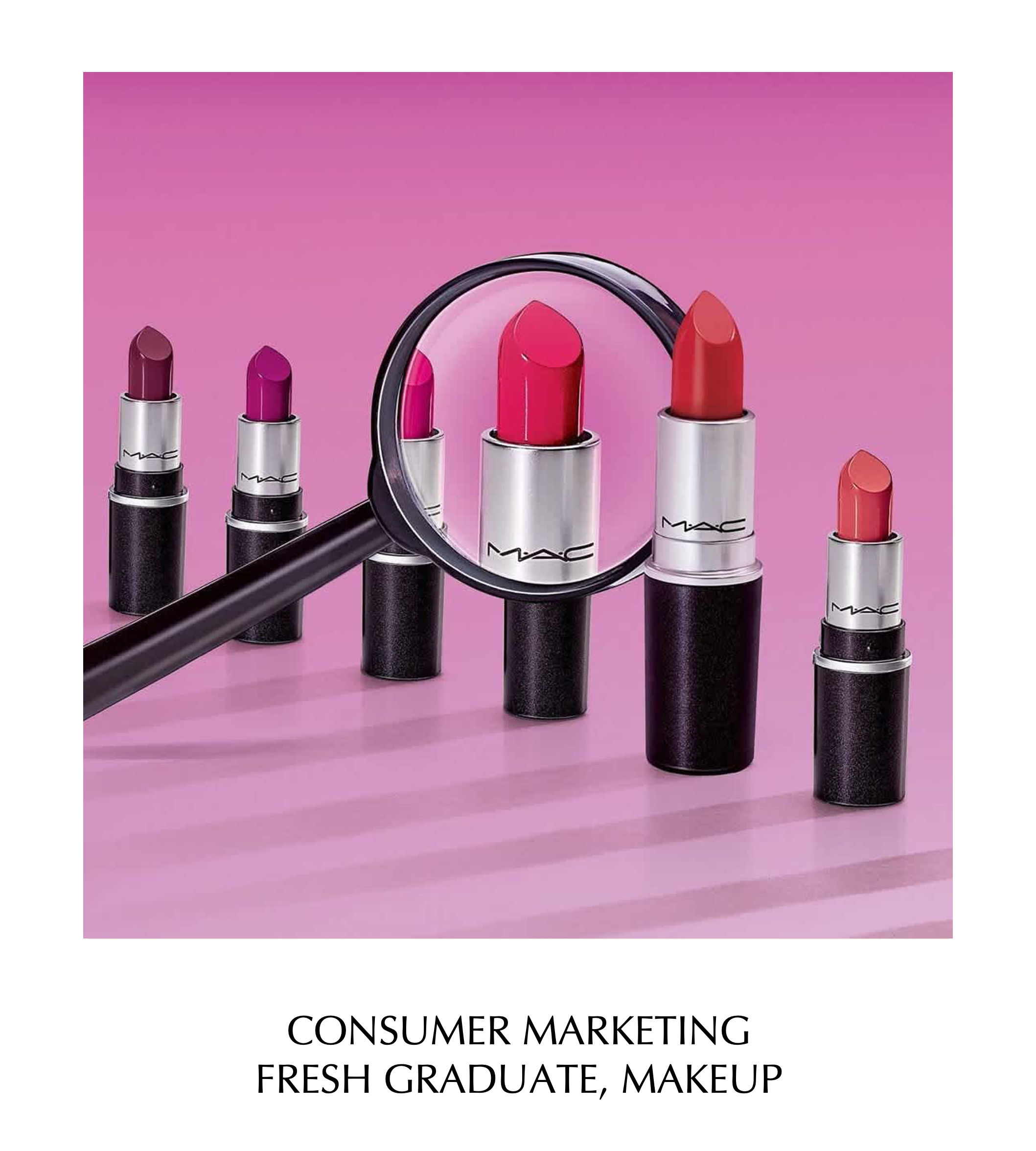 Consumer Marketing Fresh Graduate, makeup