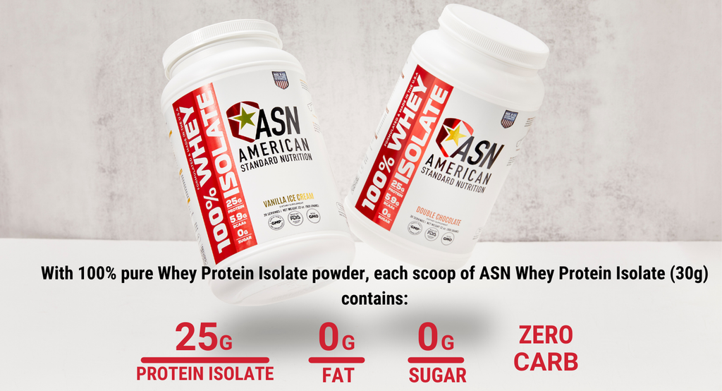 ASN 100 WHEY PROTEIN ISOLATE VANILLA ICE CREAM