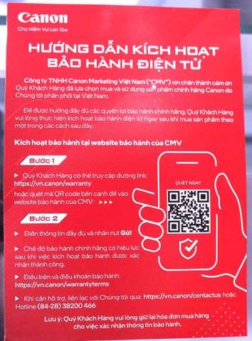 Hướng Dẫn Kiểm Tra Bảo Hành Canon