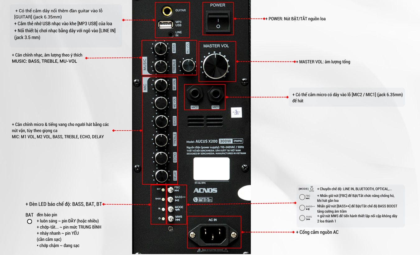 acnos-aucus-x200-loa-karaoke-xach-tay-bluetooth-hdsd-bang-dieu-khien