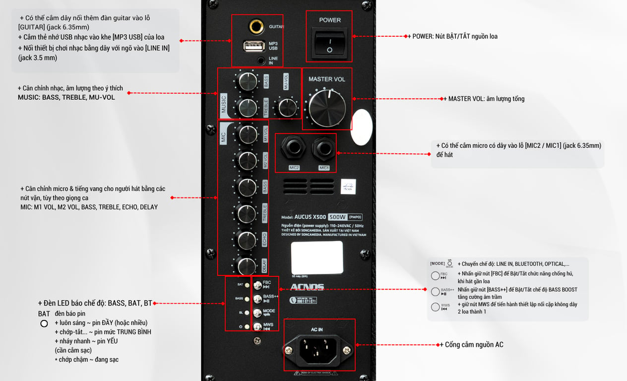 acnos-aucus-x500-loa-karaoke-xach-tay-bluetooth-hdsd-bang-dieu-khien