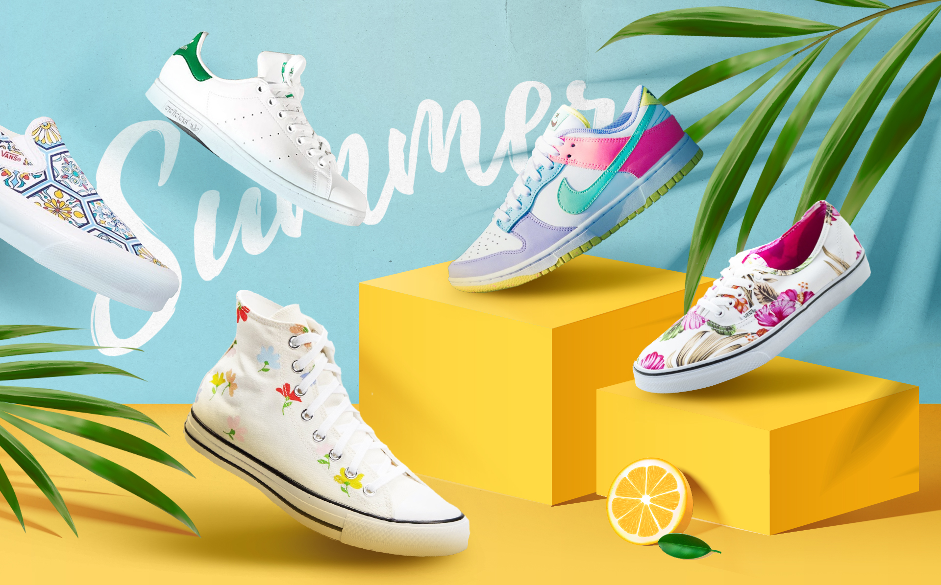 Top 5 đôi sneaker ngoại cực chất cho mùa hè thêm phần năng động