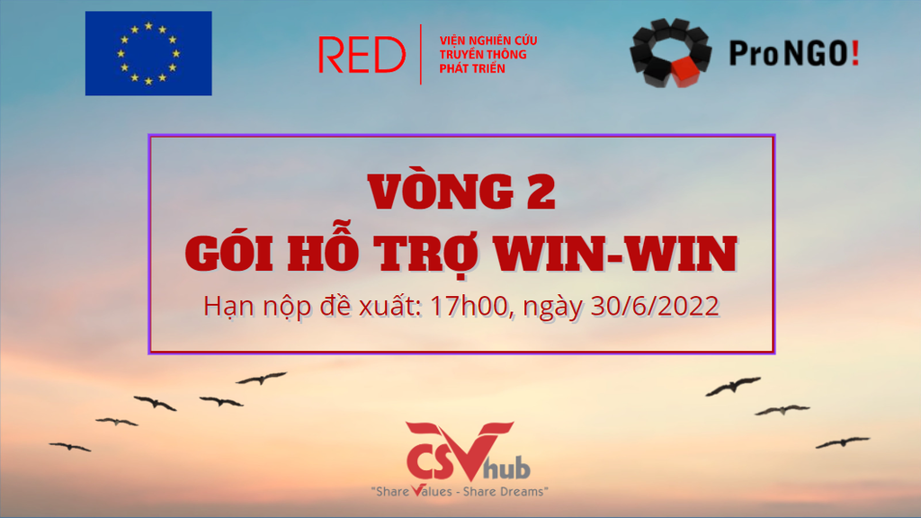 THÔNG BÁO GIA HẠN LỊCH NỘP ĐỀ XUẤT VÒNG 2 GÓI HỖ TRỢ WIN-WIN ĐẾN 30/06‼️