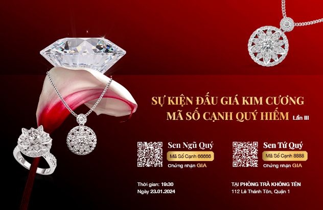 Sự Kiện Đấu Giá Kim Cương Mã Số Cạnh Quý Hiếm Lần 3