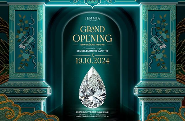 Showroom Kim Cương Jemmia Diamond Chính Thức Có Mặt Tại Cần Thơ