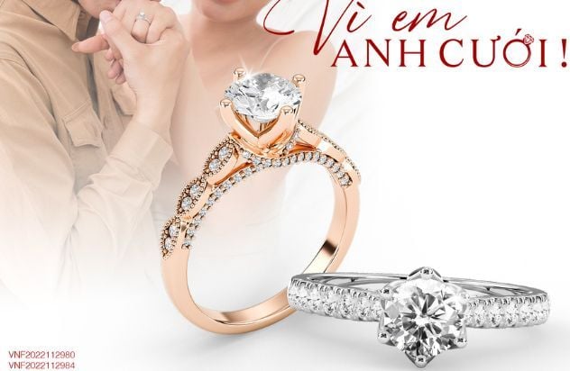 Nên Đeo Nhẫn Cầu Hôn Vàng Hay Trắng?