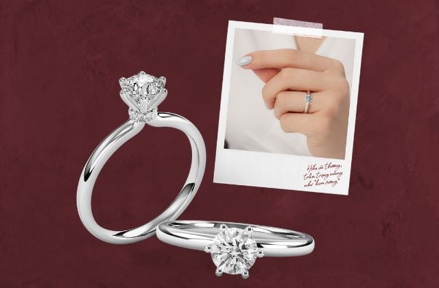 Nhẫn Solitaire là gì? Tại sao nhẫn Solitaire biểu tượng cho tình yêu vĩnh cửu?
