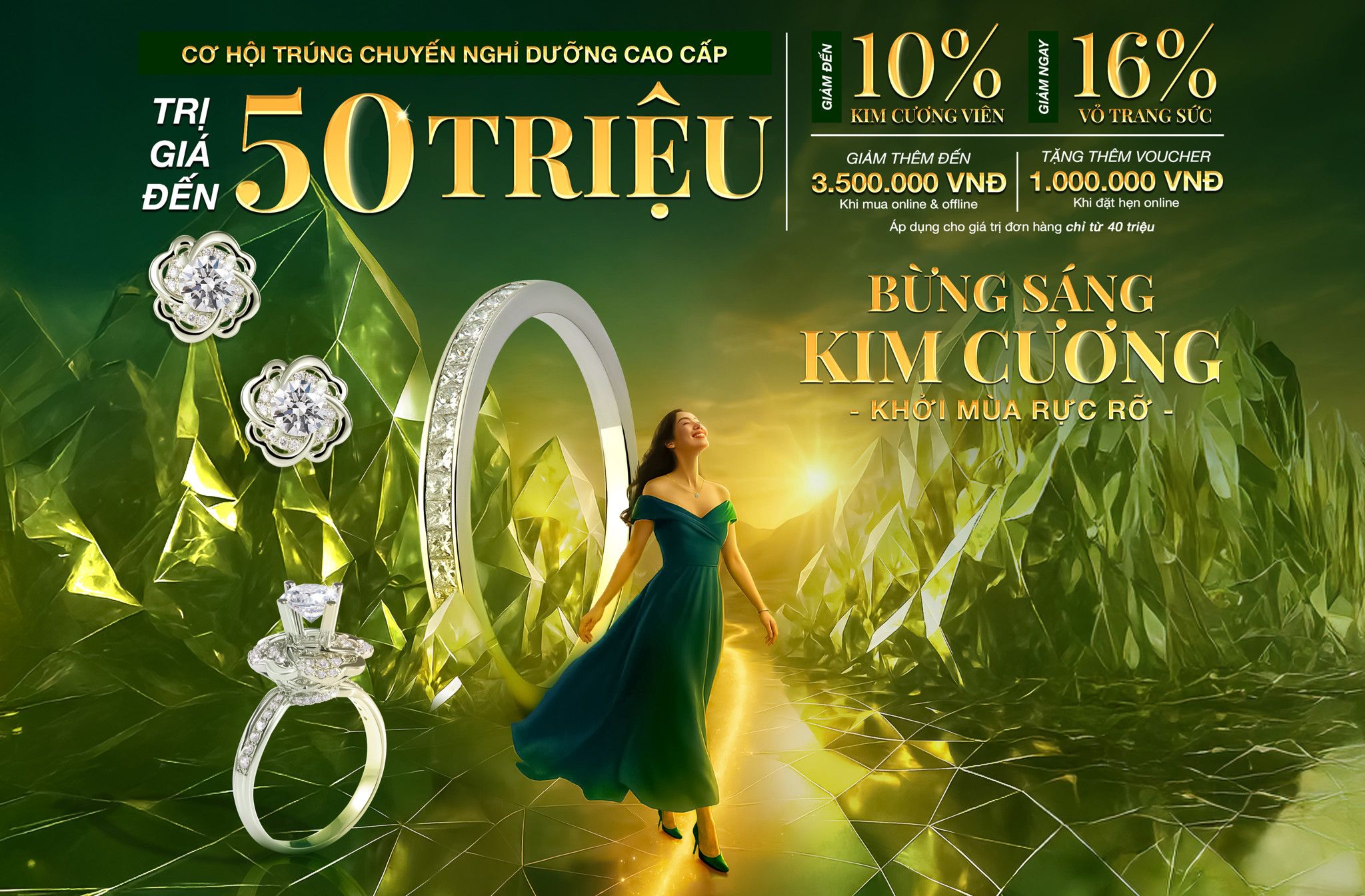 Bừng sáng kim cương, khởi mùa rực rỡ