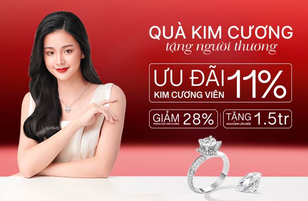 Chương Trình Hoành Tráng Nhất Tháng 7 - Ưu Đãi Đến 28% Trang Sức Kim Cương Và Nhiều Quà Tặng Giá Trị Hấp Dẫn