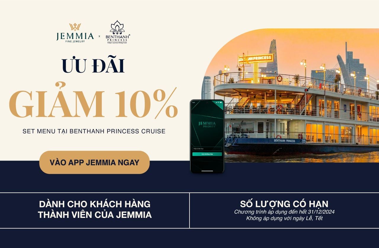 Tặng Khách Hàng Member Voucher 10% Set Menu Trên Du Thuyền Benthanh Princess Cruise