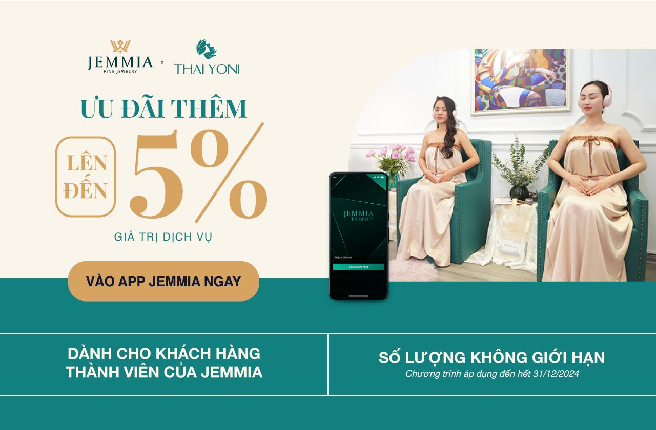 Tặng Khách Hàng Member Voucher Ưu Đãi Lên Đến 5% Các Dịch Vụ Của Thai Yoni