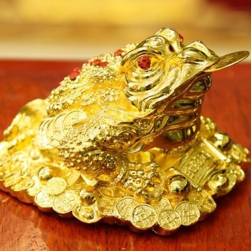 khai quang cóc ngậm tiền