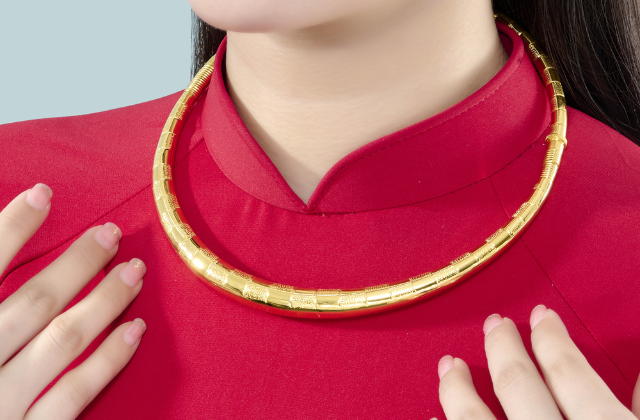 Kiềng vàng cưới thường làm bao nhiêu chỉ