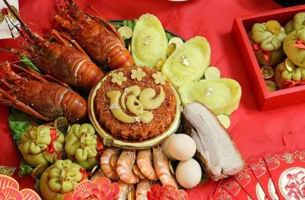 mâm cúng vía thần tài