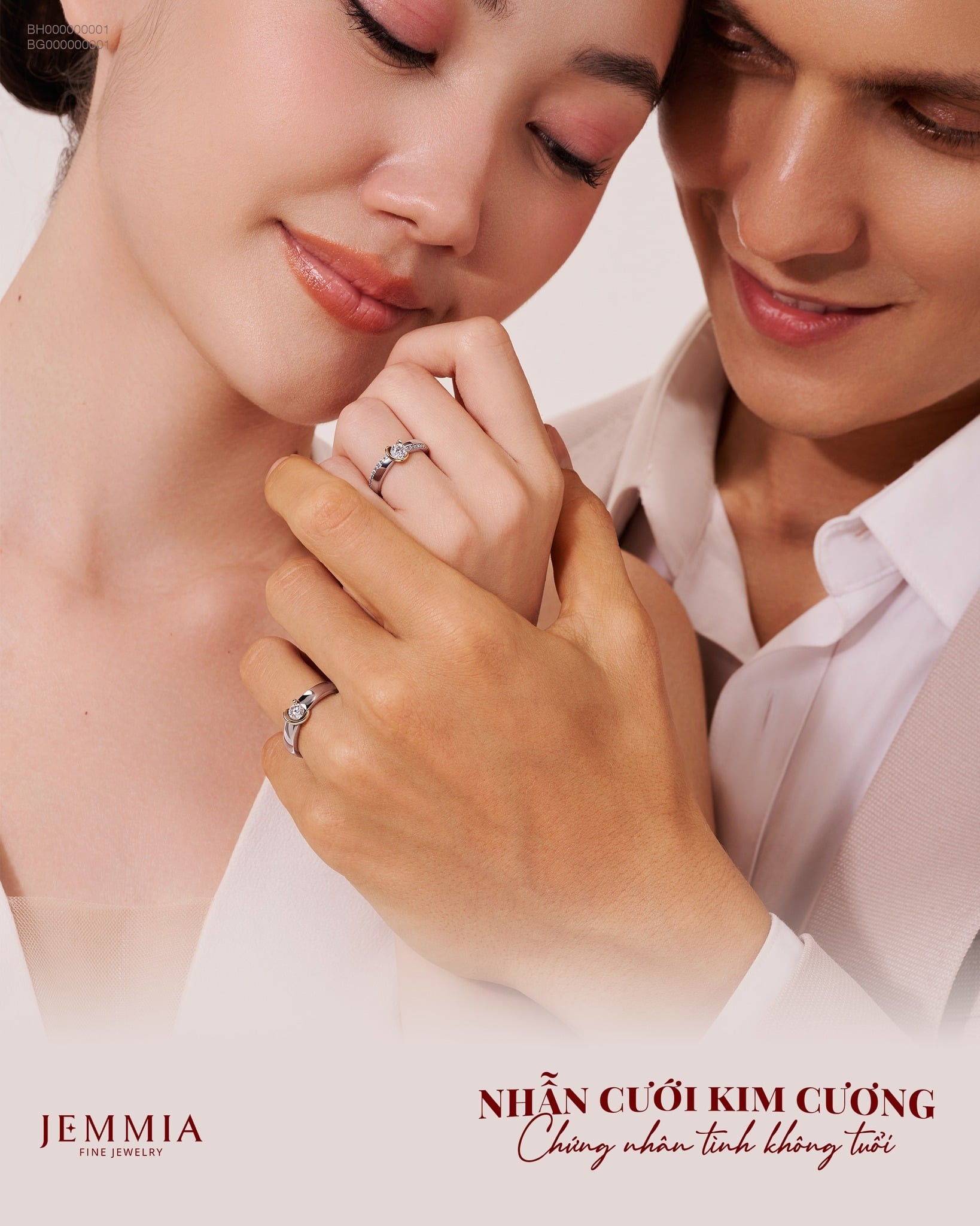 Mẫu nhẫn cưới tại Jemmia từ đơn giản đến cầu kỳ