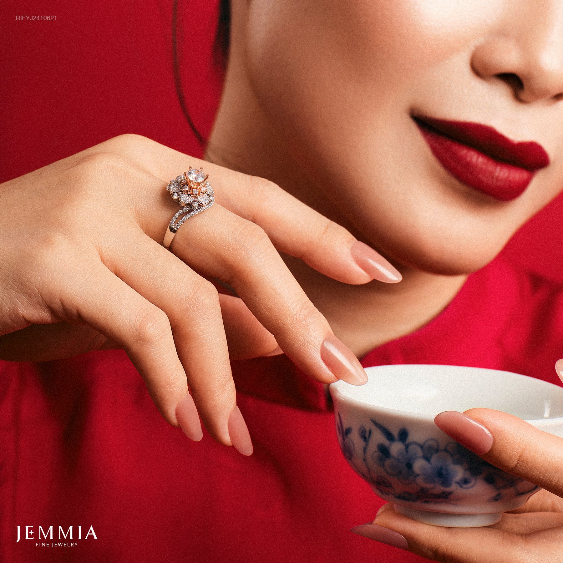 jemmia địa chỉ mua nhẫn oval đẹp