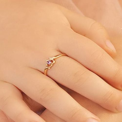 nhẫn em bé vàng 18K
