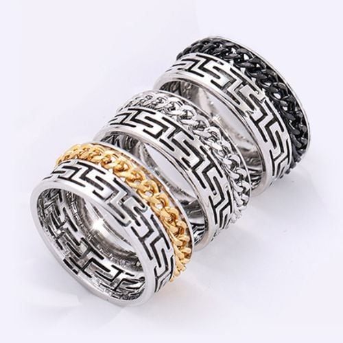 Nhẫn inox nam