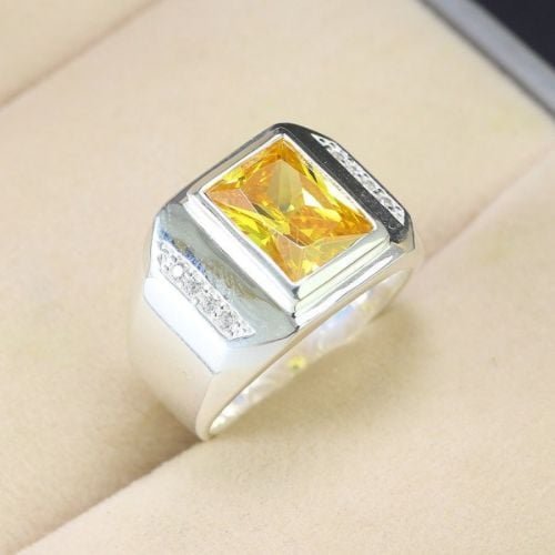 nhẫn nam citrine