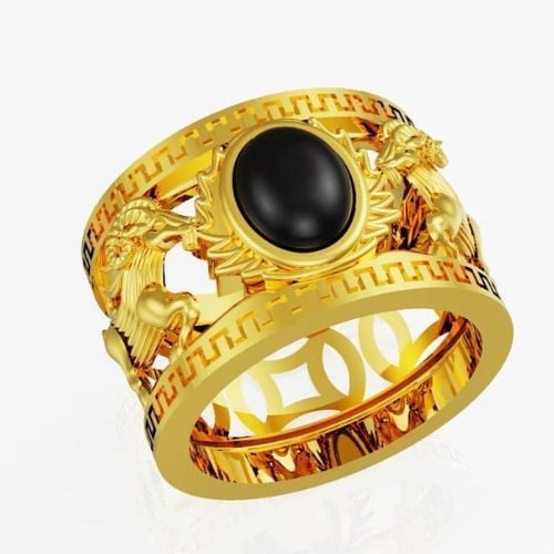 nhẫn nam vàng 14K