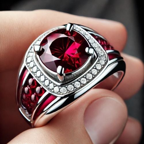 nhẫn ruby nam