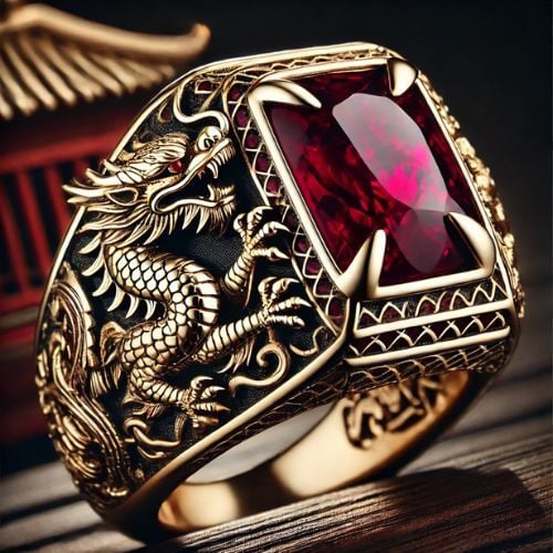 nhẫn ruby nam