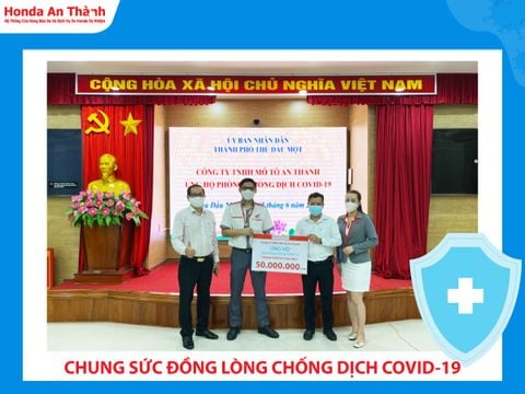 Honda An Thành chung sức đồng lòng chống dịch Covid-19