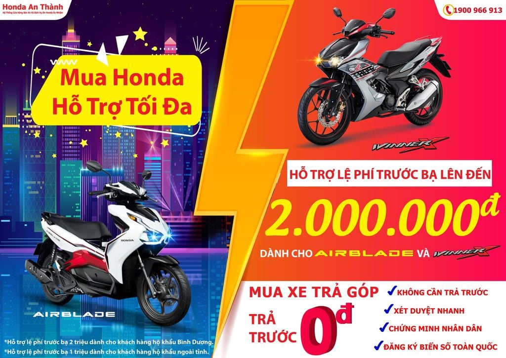 MUA HONDA – HỖ TRỢ TỐI ĐA